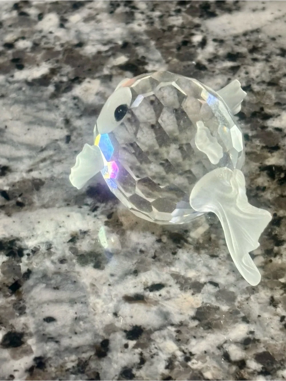 Vintage Swarovski Crystal Puffer Fish Figurine - Picture 7 of 10